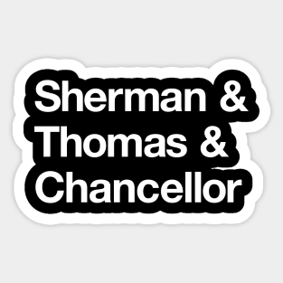 Sherman & Thomas & Chancellor Sticker